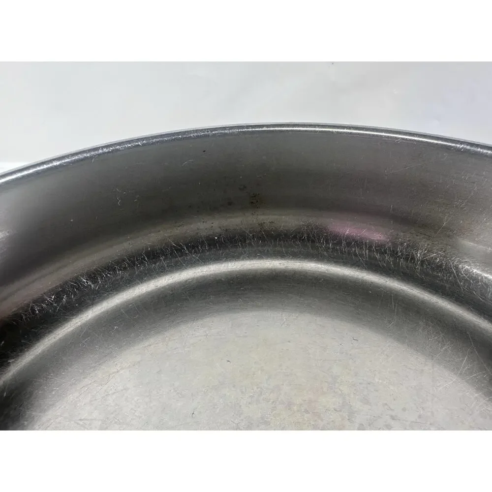 Farberware 10” Skillet Fry Pan Saucepan Stainless Steel Alum Clad Vintage